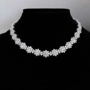 مجموعة مجوهرات من الزركونيا المكعبة الفاخرةLuxury Cubic Zirconia Jewelry Set