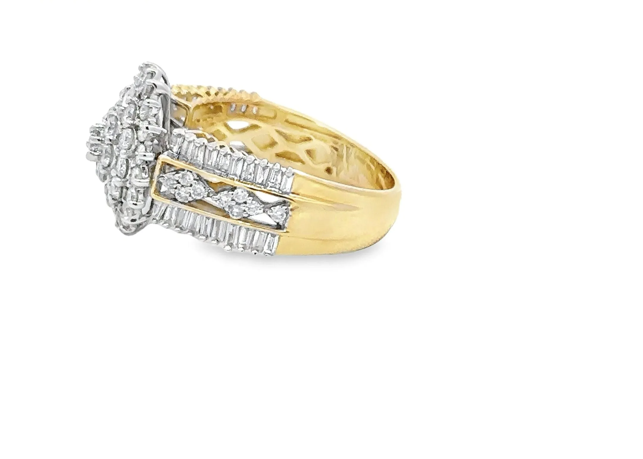 10K Gold 1.50 CTW Diamond Ladies Ring