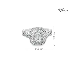 14K White Gold 1.50 CTW Diamond Ladies Ring