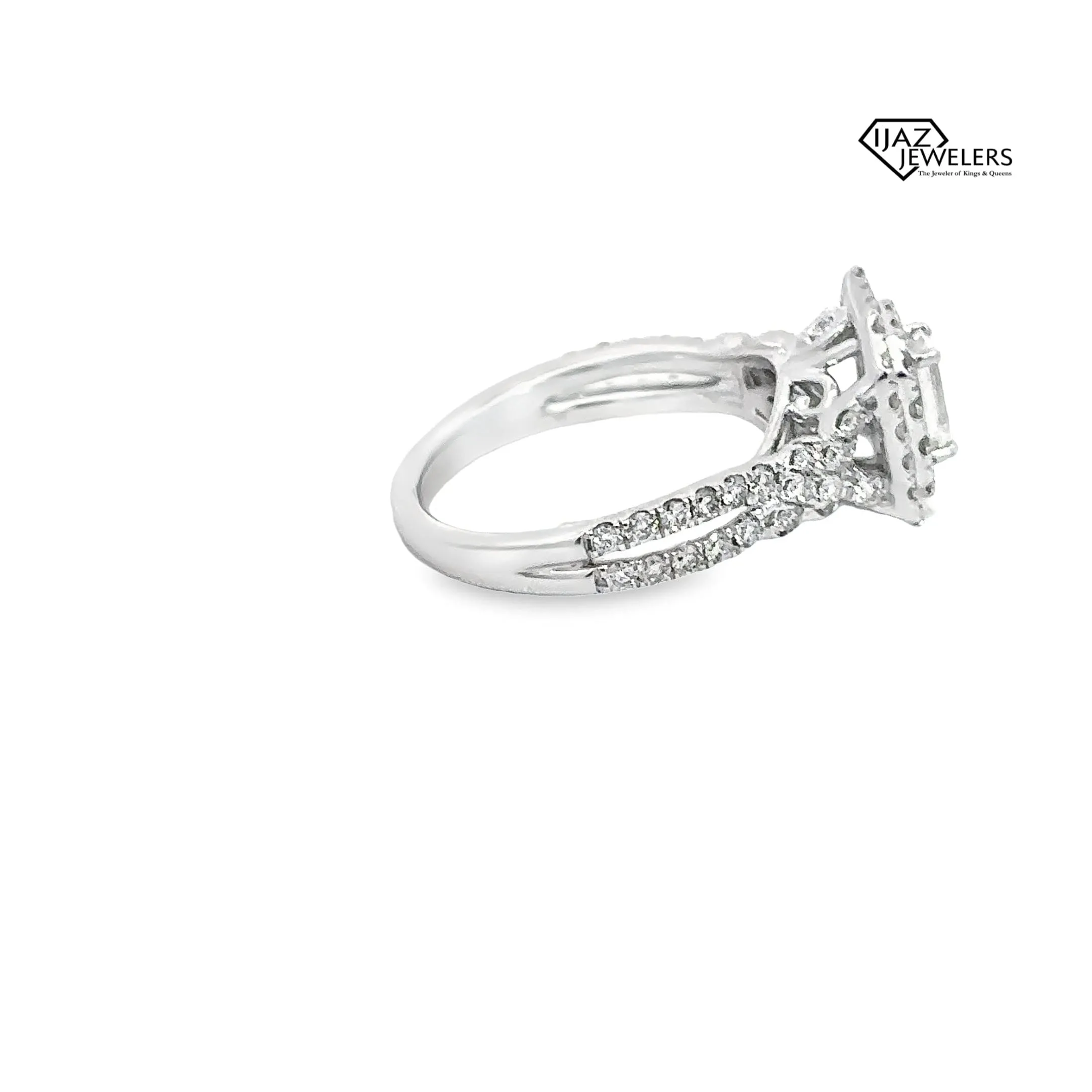 14K White Gold 1.50 CTW Diamond Ladies Ring