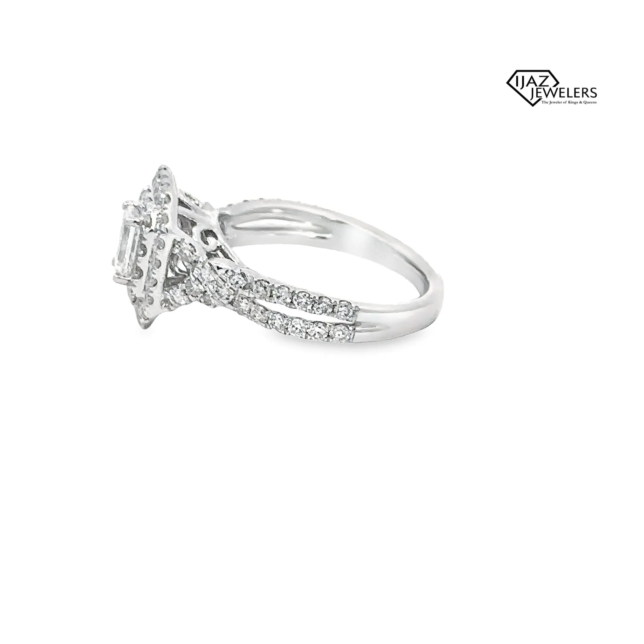 14K White Gold 1.50 CTW Diamond Ladies Ring