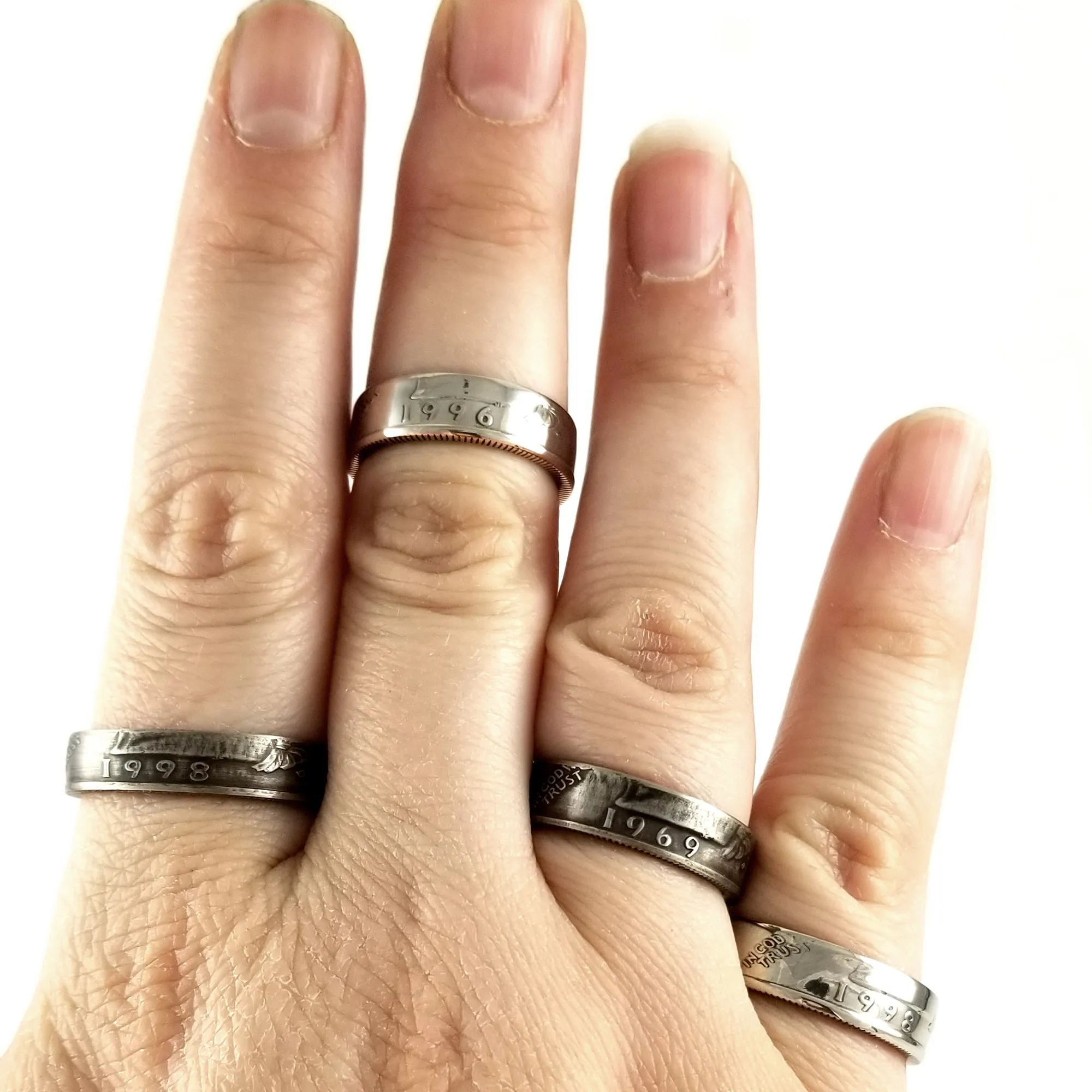 1986 Washington Quarter Coin Ring