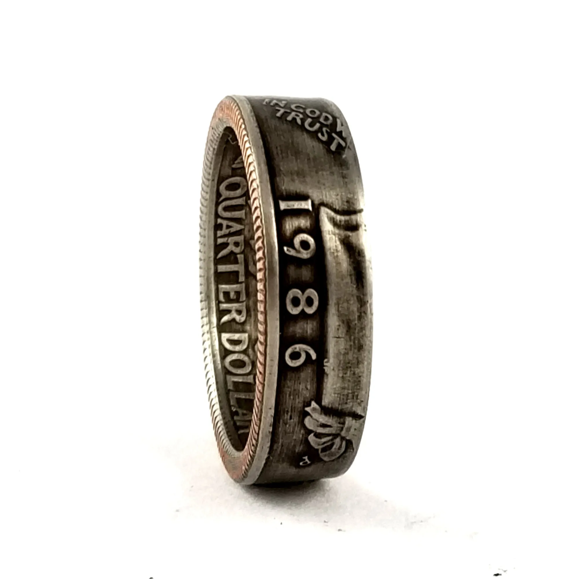 1986 Washington Quarter Coin Ring