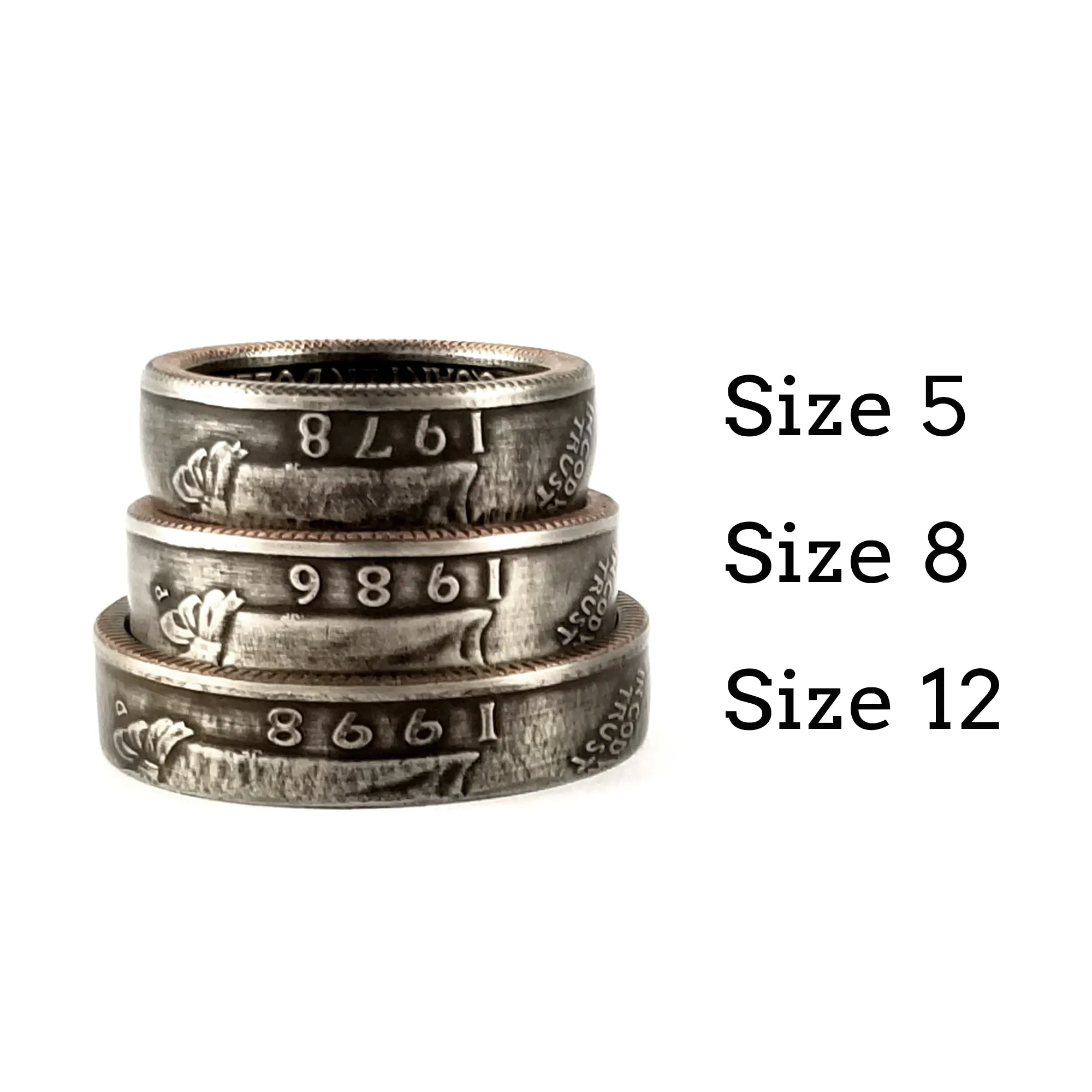 1986 Washington Quarter Coin Ring