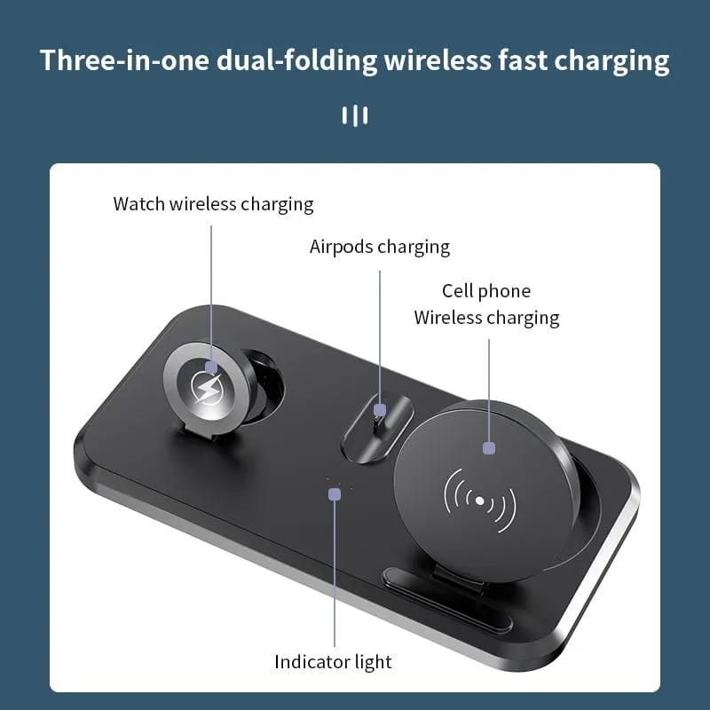 3 in 1 Wireless Charging Dock Station