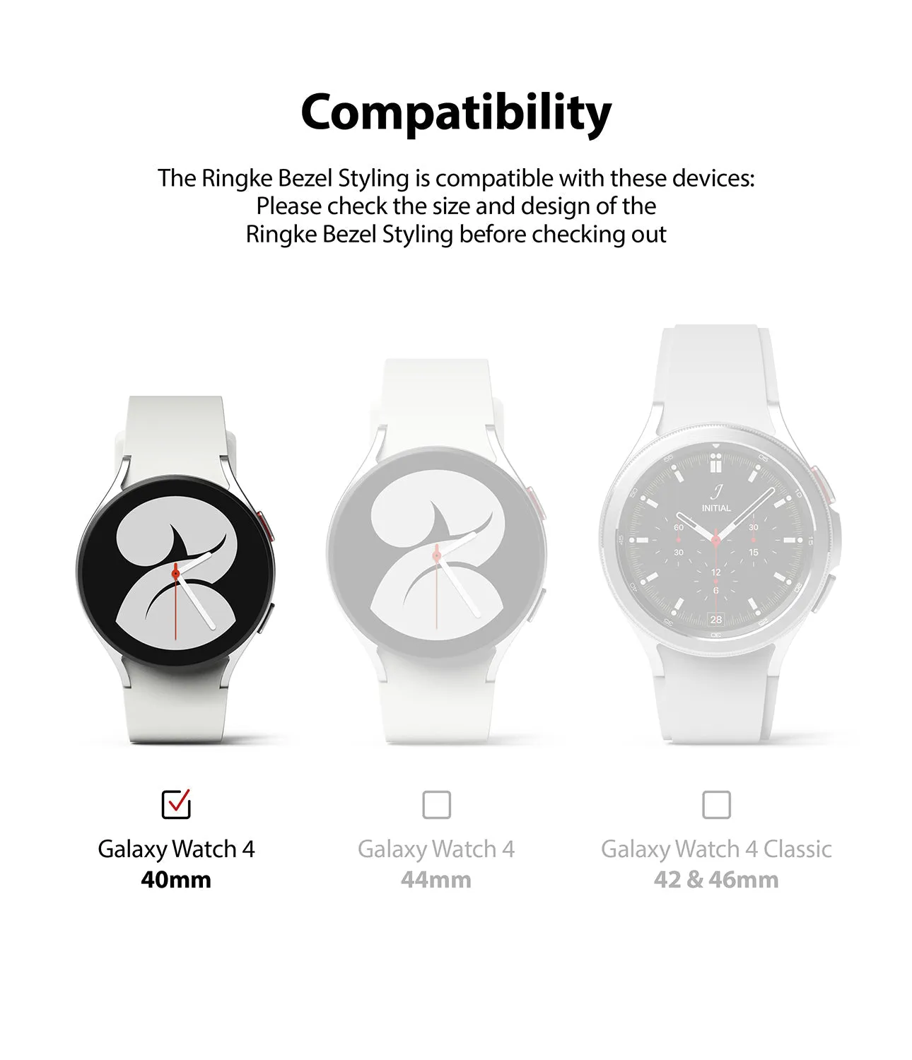 Galaxy Watch 5/4 40mm | Bezel Styling