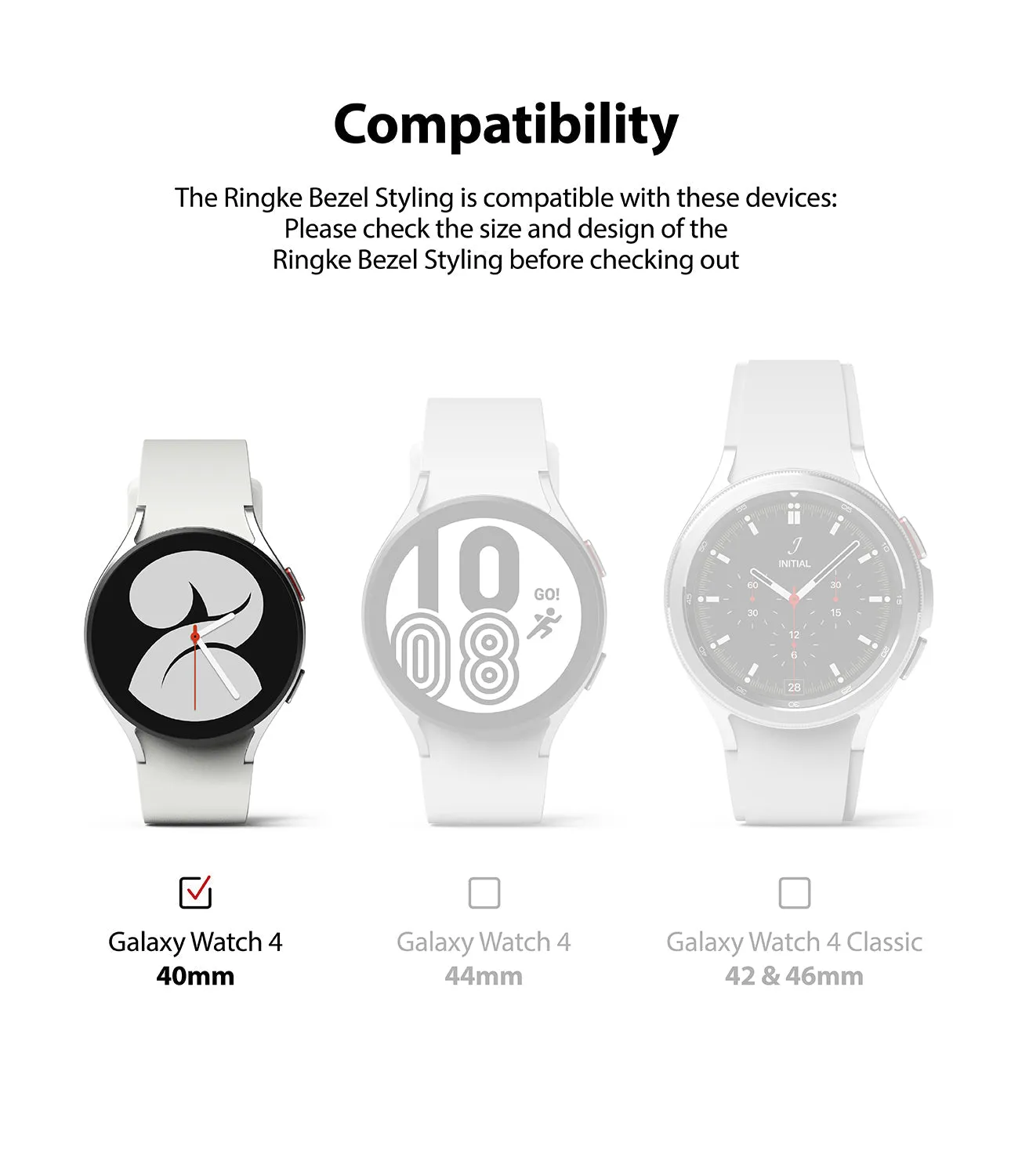 Galaxy Watch 5/4 40mm | Bezel Styling
