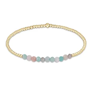 Gold Bliss 2mm Bead Bracelet - Hot Mess