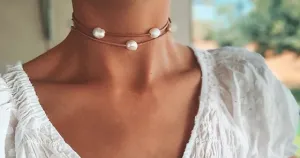 Multi Pearl Choker